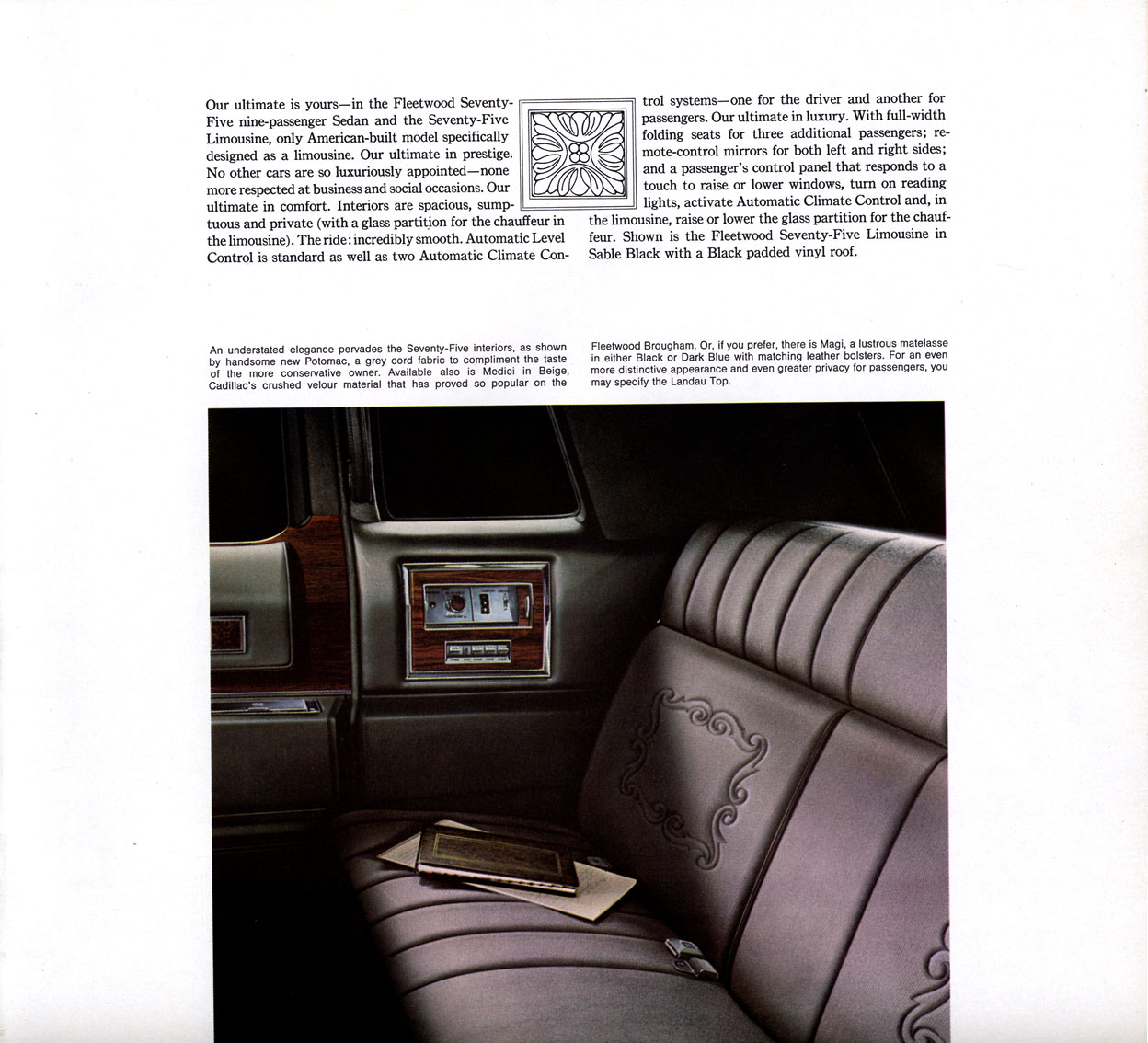 1973 Cadillac Brochure Page 20